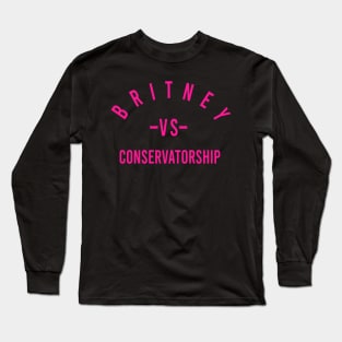 britney vs consevatorship pink Long Sleeve T-Shirt